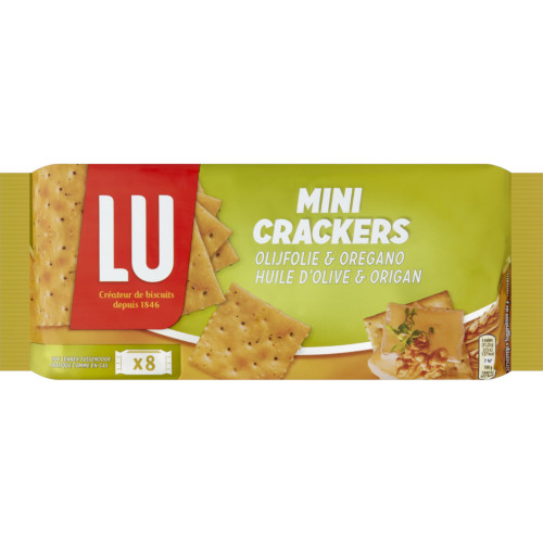 Lu naturel mini crackers olijfolie oregano
