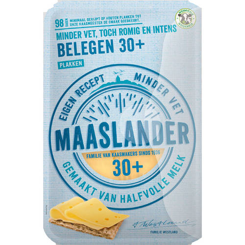 Maaslander 30+ Belegen Kaas Plakken