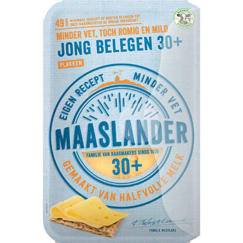 Maaslander 30+ Jong Belegen Kaas Plakken