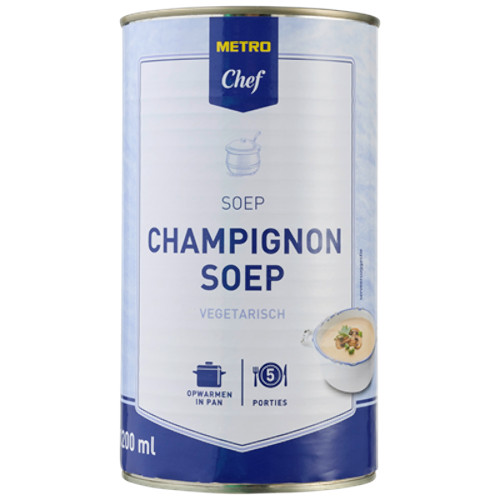 Metro Chef Blik Champignon Soep 1200 ml.