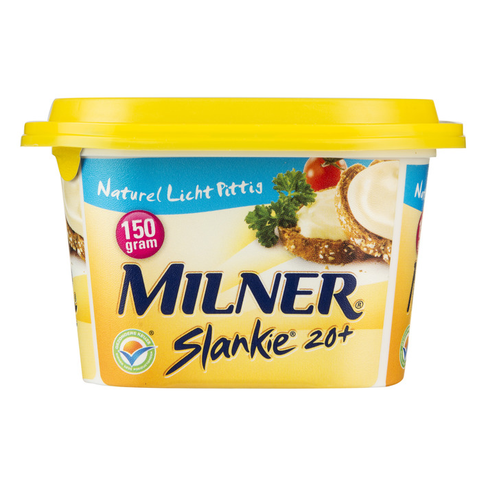 Milner Slankie cheese spread 20+ natural (150 gr.)