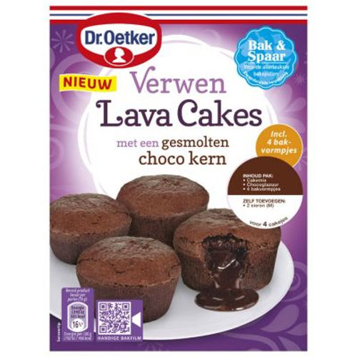 Dr. Oetker chocolade lava cakes