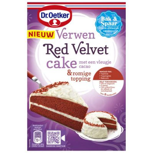 Dr. Oetker red velvet cake
