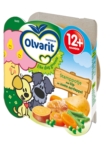 Olvarit Toddler meal stew with chicken and sweet potato 12 months (230 gr.)