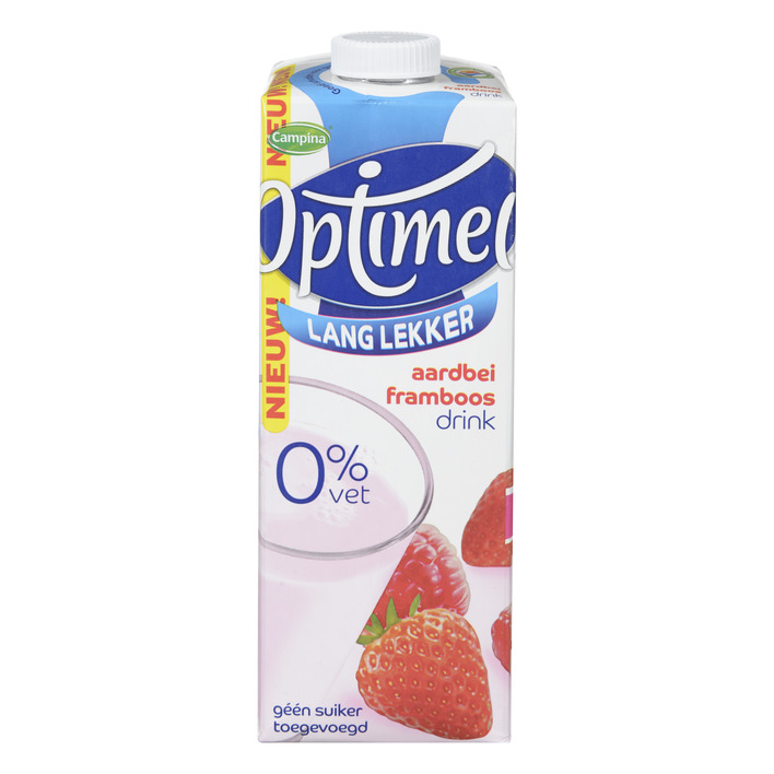 Optimel long-life drink strawberry/raspberry (1 liter)