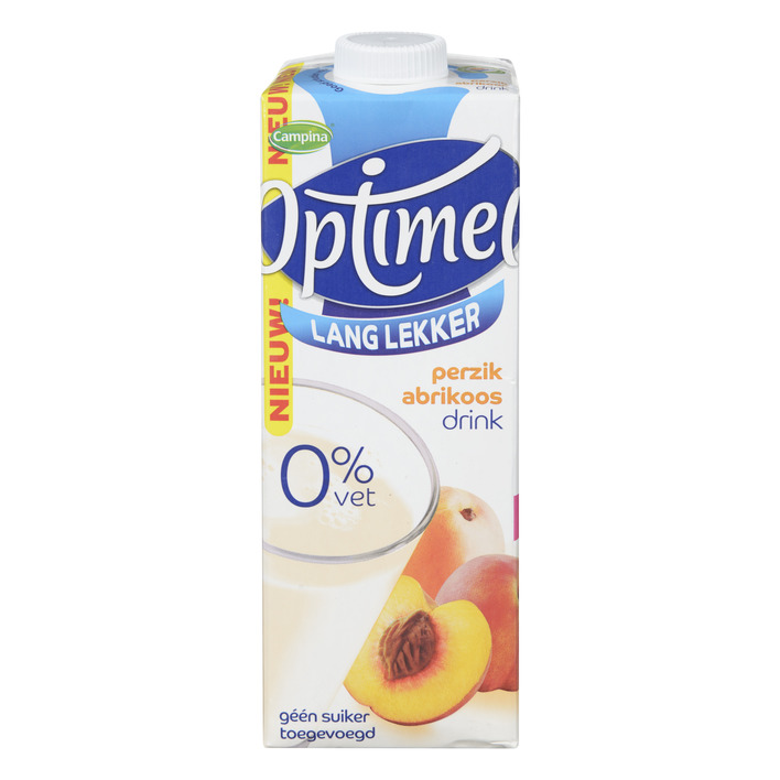Optimel long-life drink peach/apricot (1 liter)
