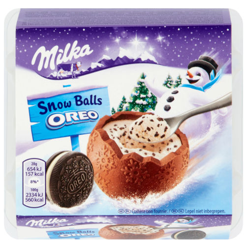 Milka Oreo Snowballs