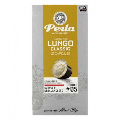 Perla huisblend lungo classic 10 capsules
