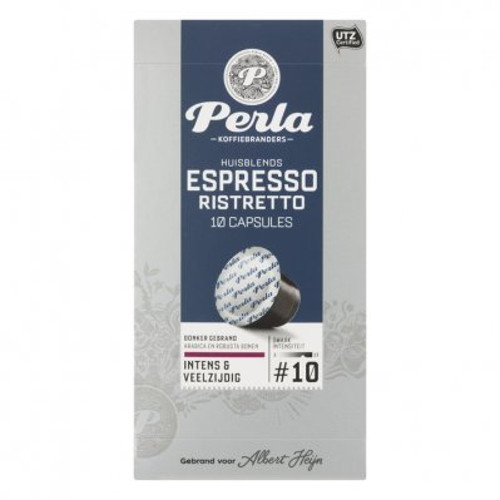 Perla Huisblends Espresso Ristretto Capsules (10 stuks)