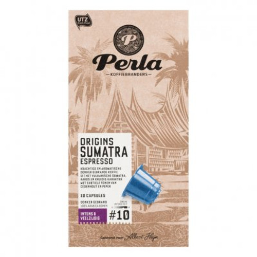 Perla origins espresso sumatra cups