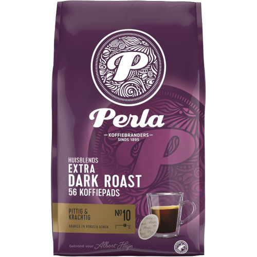 Perla Huisblends Extra Dark Roast Koffiepads Voordeel (56 stuks)