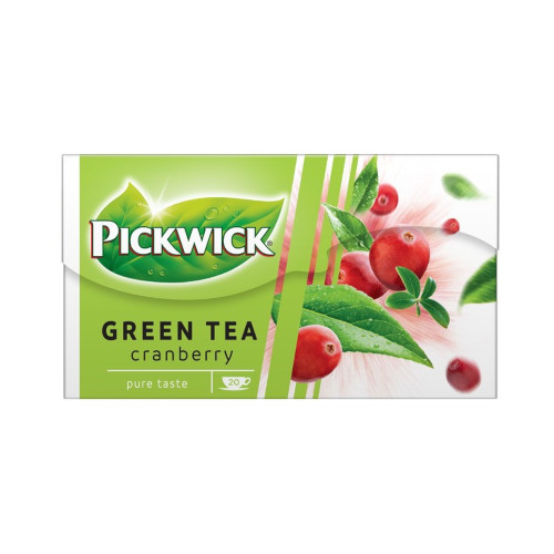 Pickwick Green Tea Cranberry (20 stuks)