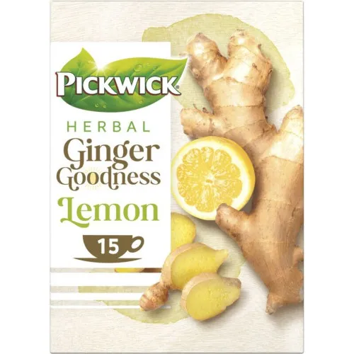 Ginger Drink, Tea Packets, Pickwick Joy Of Tea Ginger Spices Herbal Tea, Ginger Lemon Tea