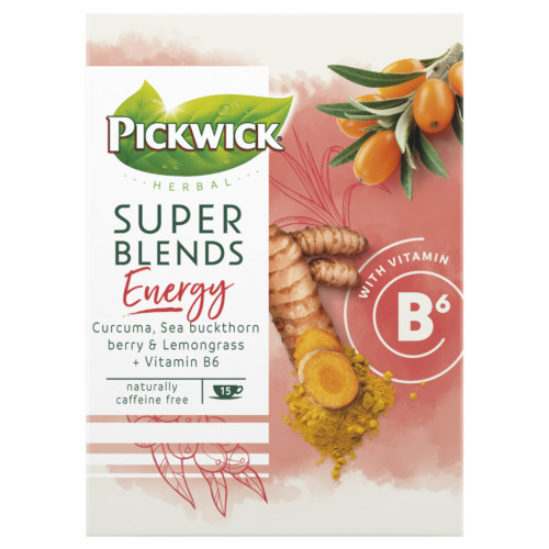 Pickwick Herbal Superblends Energy Kruidenthee (15 stuks)