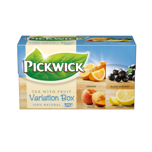 Pickwick Vruchtenthee Variatie Box Blauw (20 stuks)