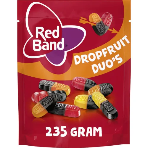 Red Band Liquorice Fruit Duo's (235 gr.)