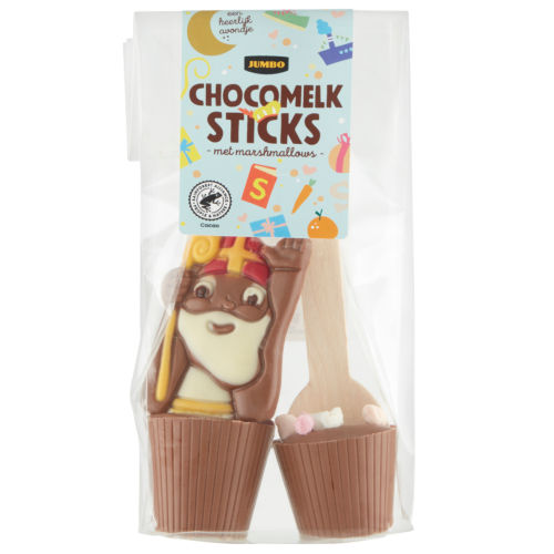 Sinterklaas chocolademelk sticks