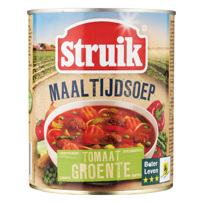 Struik Maal­tijd­soep To­maat Groen­te (800 ml.)