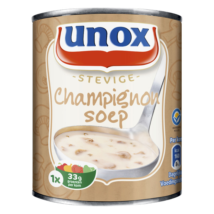 Unox Stevige Champignonsoep met Ham (300 ml.)