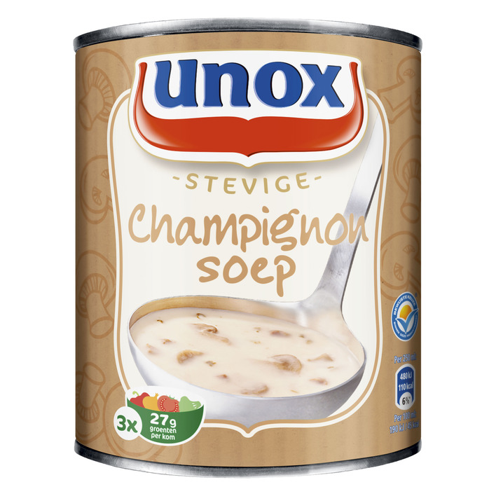 Unox Stevige Champignonsoep met Ham (800 ml.)