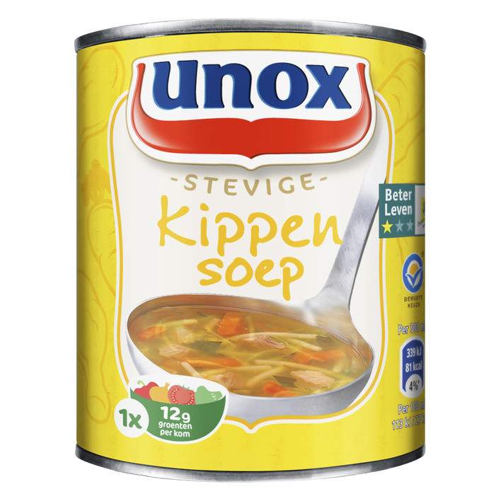 Unox Stevige Kippensoep (300 ml.)