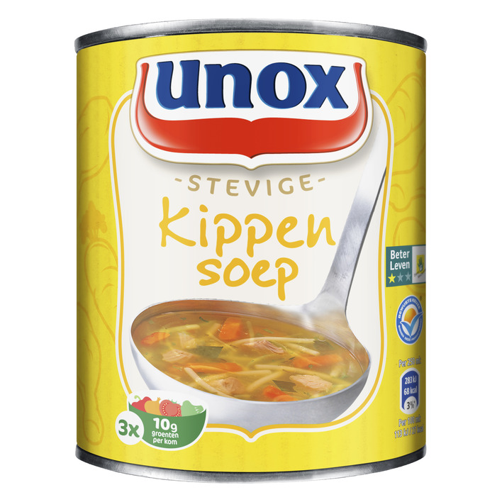 Unox Stevige Kippensoep (800 ml.)