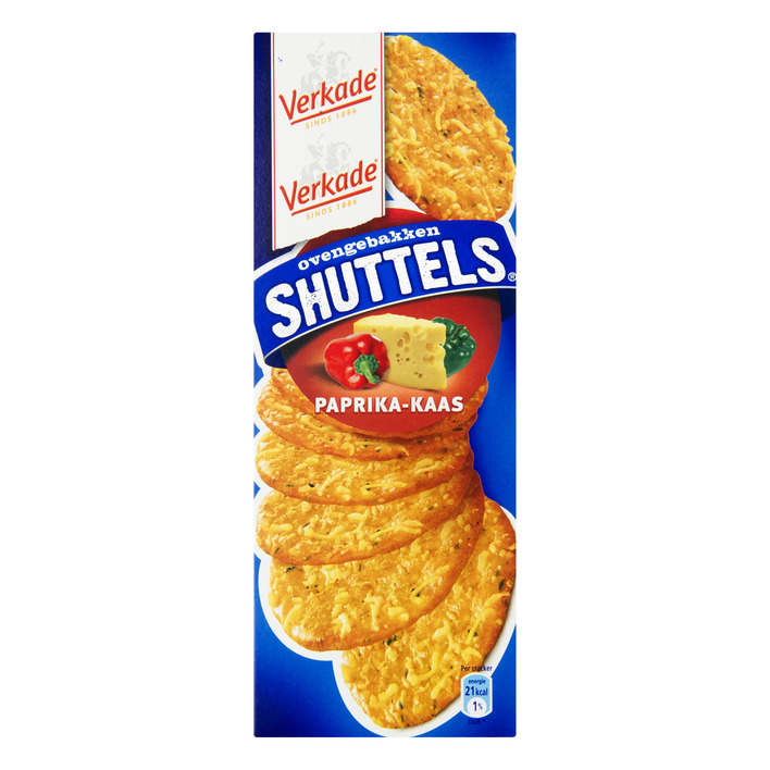 Verkade Shuttles paprika/cheese (150 gr.)