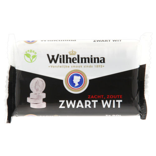 Wilhelmina zwart wit snoepjes