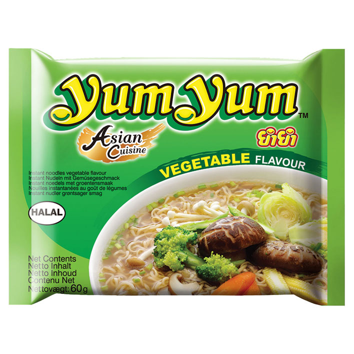 Yum Yum Instant Noodles Vegetable Flavour (60 gr.)