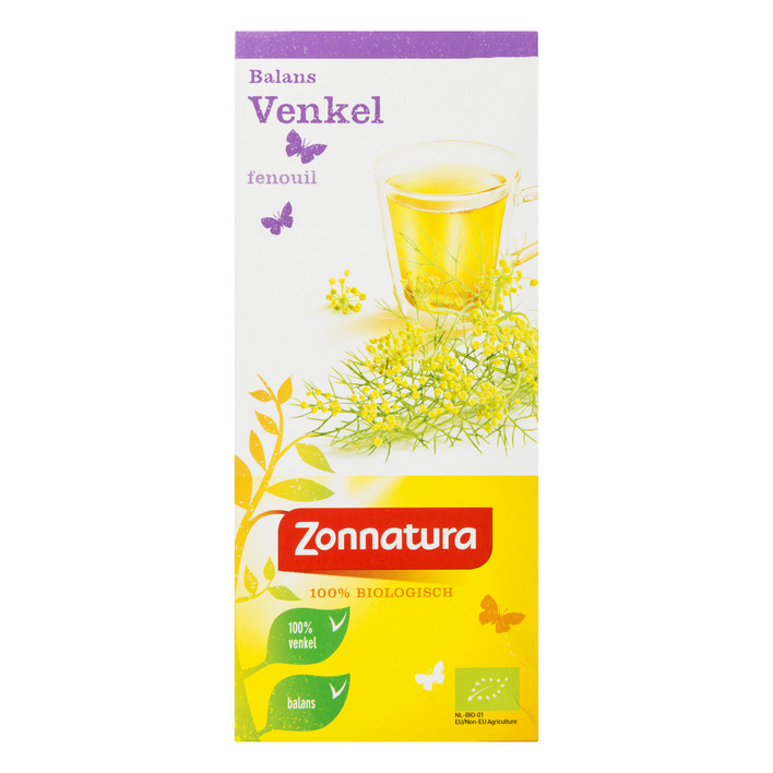 Zonnatura Organic herbal tea fennel (27 gr.)