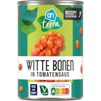 AH Witte Bonen in Tomatensaus (400 gr.)