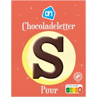 AH Pure Chocoladeletter "S" (135 gr.)