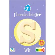 AH Witte Chocoladeletter "S" (135 gr.)