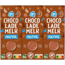 AH Chocolademelk Halfvol (6 x 200 ml.)
