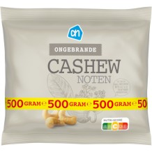 AH Ongebrande Cashew XL (500 gr.)