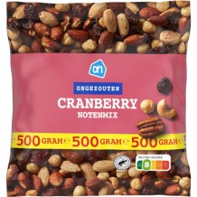 AH Ongezouten Cranberry Mix XL (500 gr.)