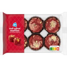 AH Red Velvet Muffins met Crumble Topping (270 gr.)