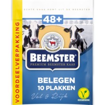 Beemster 48+ Belegen Kaas Plakken (250 gr.)