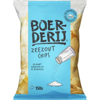 Boerderij Chips Zeezout (150 gr.)