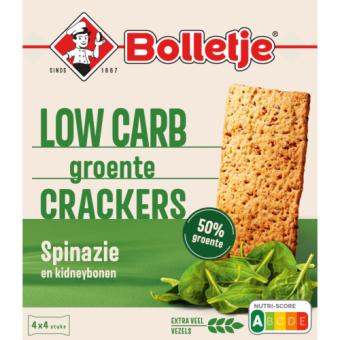 Bolletje Low Carb Groente Crackers Spinazie