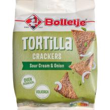 Bolletje VerwenbBolletje Tortilla Crackers Sour Cream Onion (150 gr.)eschuitjes Melkchocolade