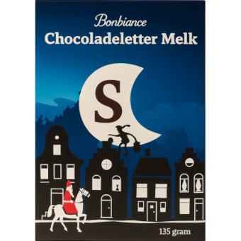 Bonbiance Chocoladeletter Puur A-Z (135 gr.)