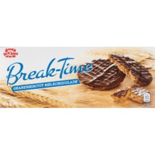 Granen biscuits met melkchocolade