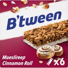 B'tween Mueslireep Cinnamon Roll (6 x 23 gr.)