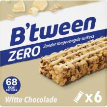 B'tween Mueslireep Witte Chocolade Zero (6 x 20 gr.)