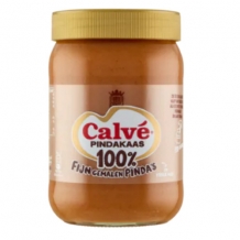 Calvé 100% Pindakaas Fijn Gemalen (600 gr.)