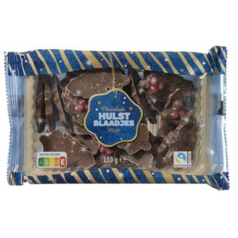 Melkchocolade Hulstblaadjes