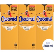 Chocomel 0% Suiker Toegevoegd (6 x 200 ml.)