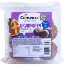 Consenza Kruidnoten Choco Glutenvrij (150 gr.)