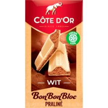 CÁ´te d'Or BonBonBloc Praliné Witte Chocolade